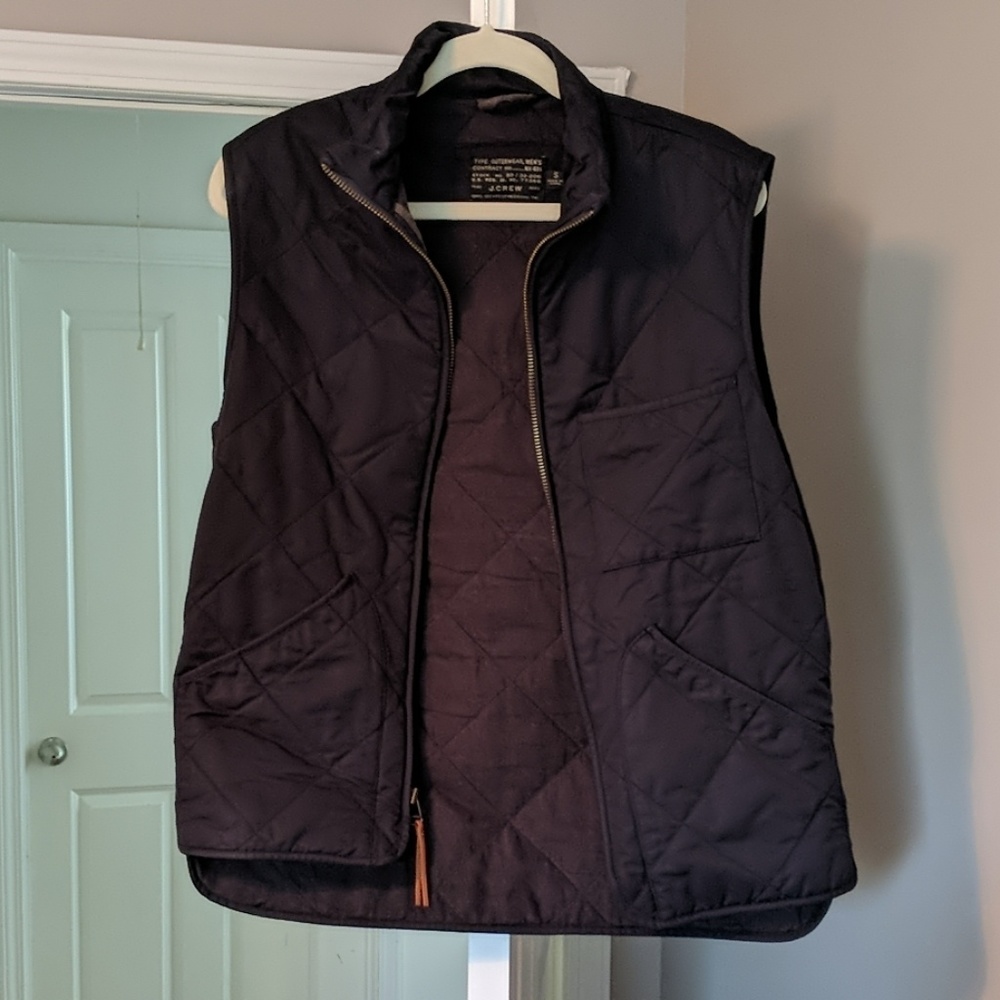 Navy J. Crew Vest